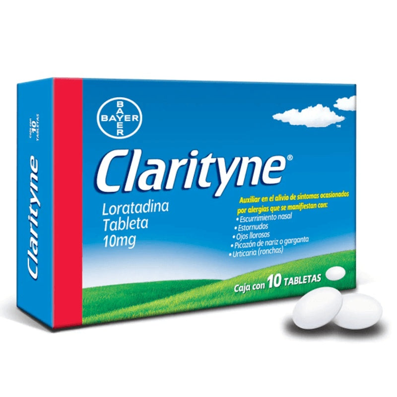 Clarityne 10 Mg Con 10 Tabletas