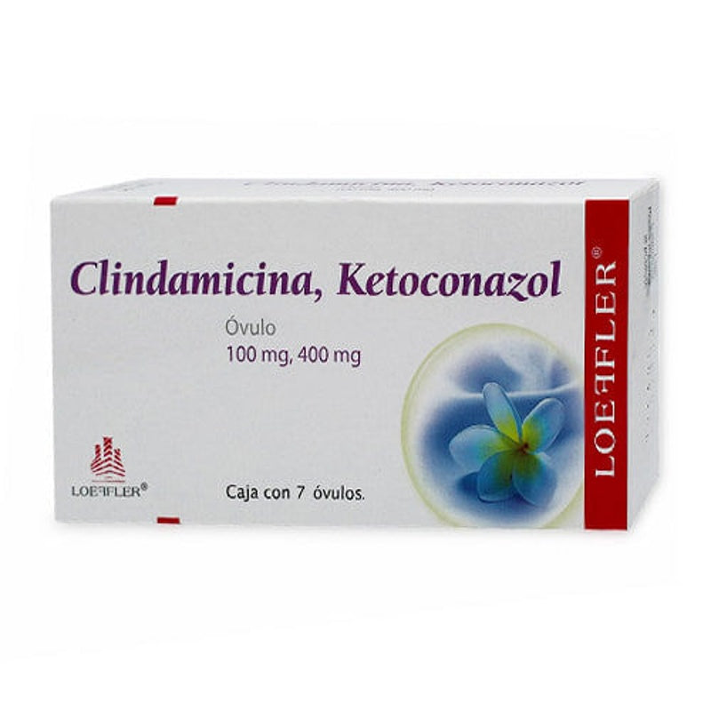 Clindamicina / Ketoconazol 100 / 400 Mg Con 7 Óvulos Vag Loffymix