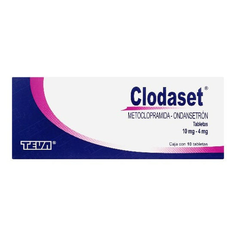 Clodaset 10 / 4 Mg Con 10 Tabletas