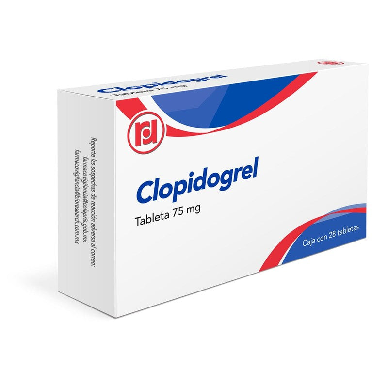 Clopidogrel 75 Mg Con 28 Tabletas Randall 7501563381139 3