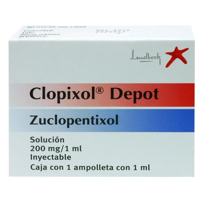 Clopixol Depot 200 Mg / Ml 1 Ml Frasco ímpula