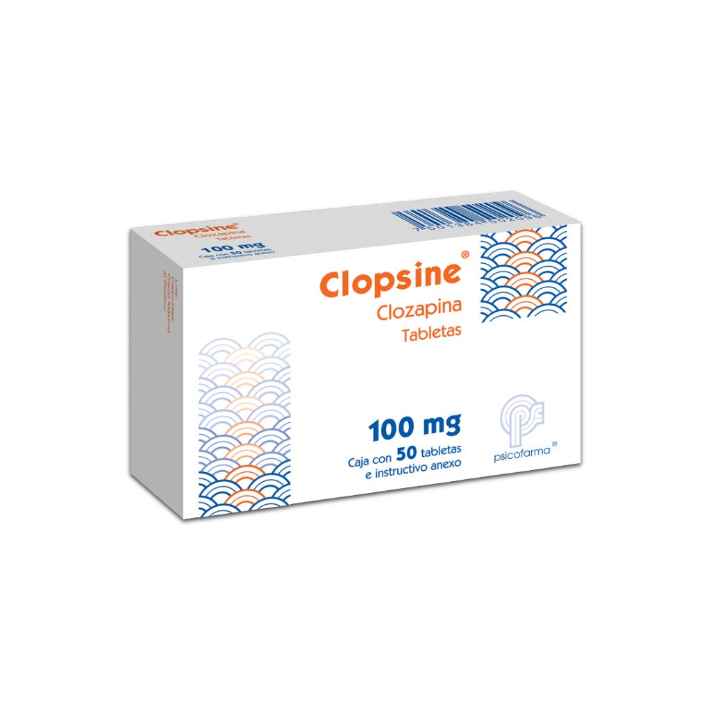 Clopsine 100 Mg Con 50 Tabletas 7501384502096
