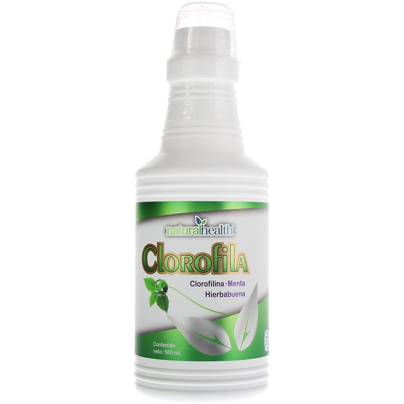 Clorofila Menta 500 Ml Solución Natural Healt 7501853800852