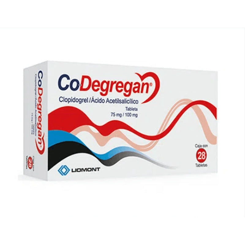 Co Degregan 75 / 100 Mg Con 28 Tabletas