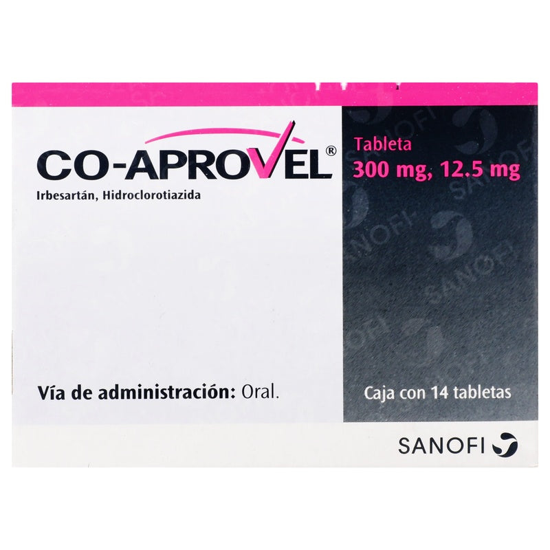 Coaprovel 300 / 12.5 Mg Con 14 Tabletas 7501328979120 perfil 4