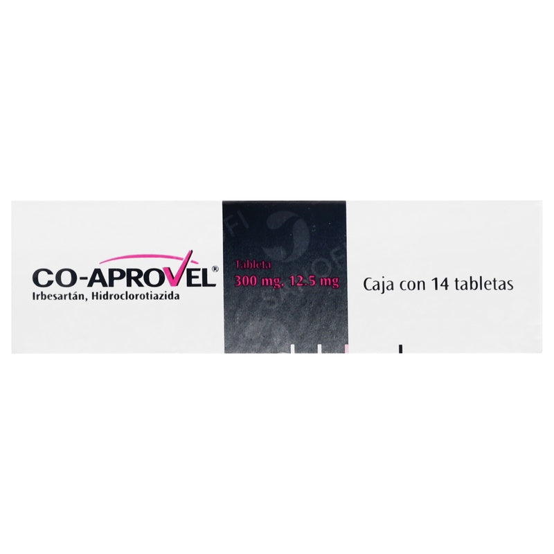 Coaprovel 300 / 12.5 Mg Con 14 Tabletas 7501328979120 perfil 8