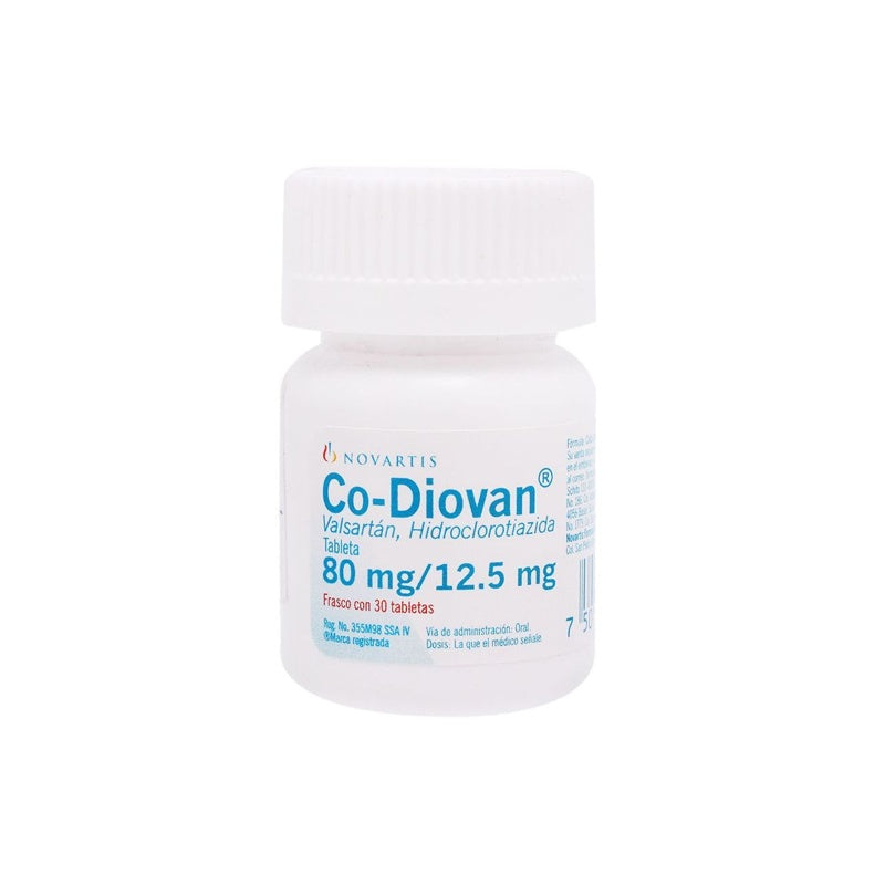 Codiovan 80 / 12.5 Mg Con 30 Tabletas