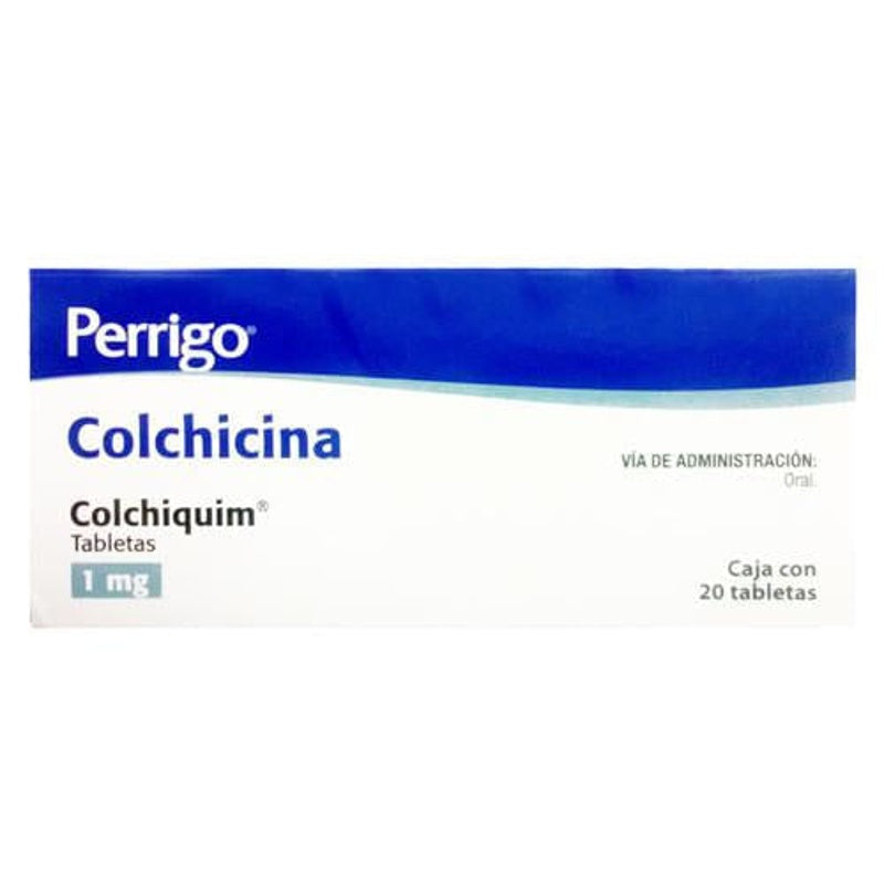 Colchicina 1 Mg Con 20 Tabletas Colchiquim