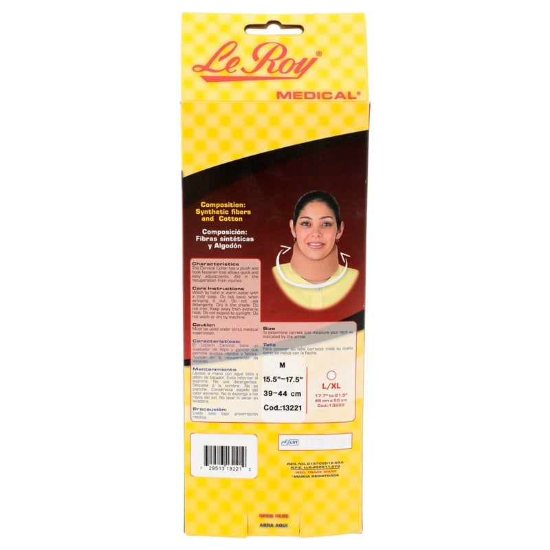 Collarin Cervical Profesional Mediano Leroy 729513132212 perfil 7