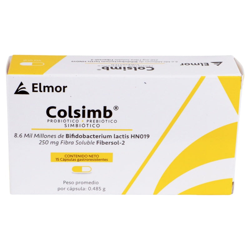 Colsimb 250 Mg Con 15 Capsulas Suplemento Alimenticio