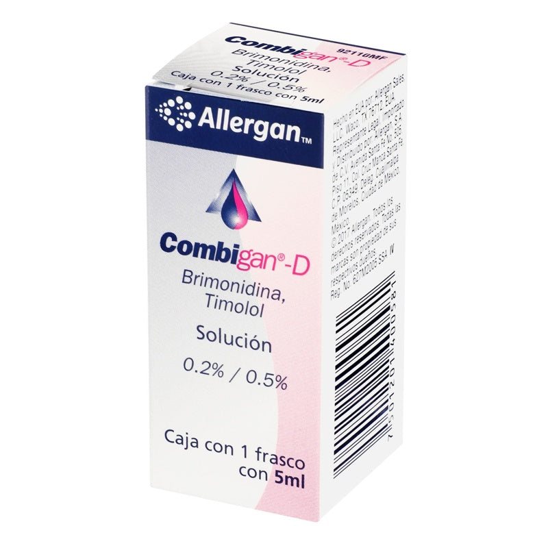 Combigan D 2 / 5 Mg / Ml 5 Ml Naranja Gotas