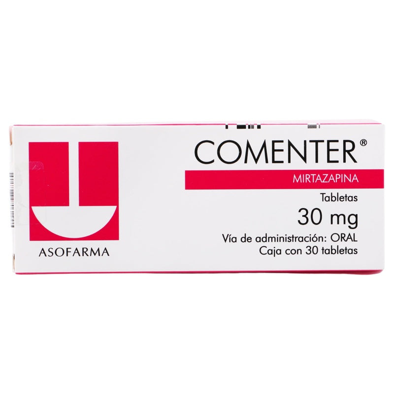 Comenter 30 Mg Con 30 Tabletas