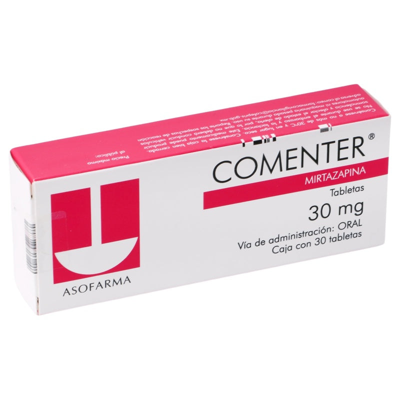 Comenter 30 Mg Con 30 Tabletas