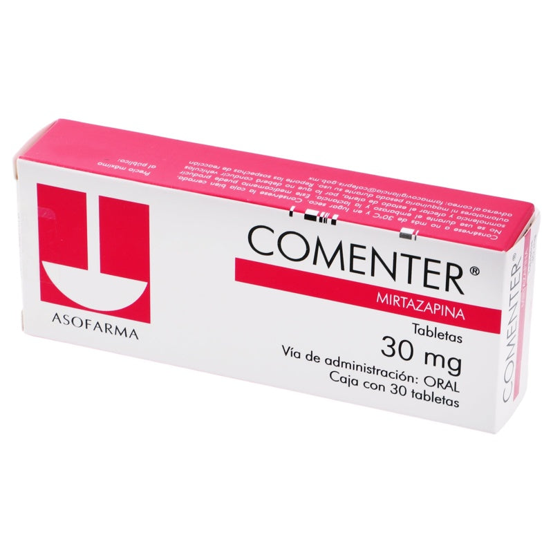 Comenter 30 Mg Con 30 Tabletas