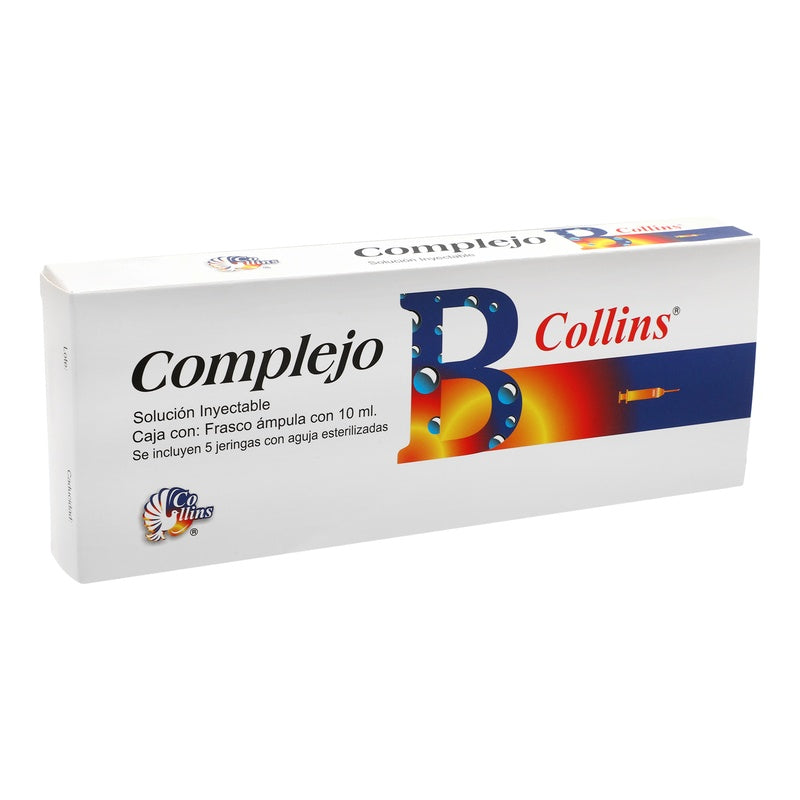 Complejo B 10 Ml Frasco Ámpula 5 Jeringa Collins 780083139681 perfil 5