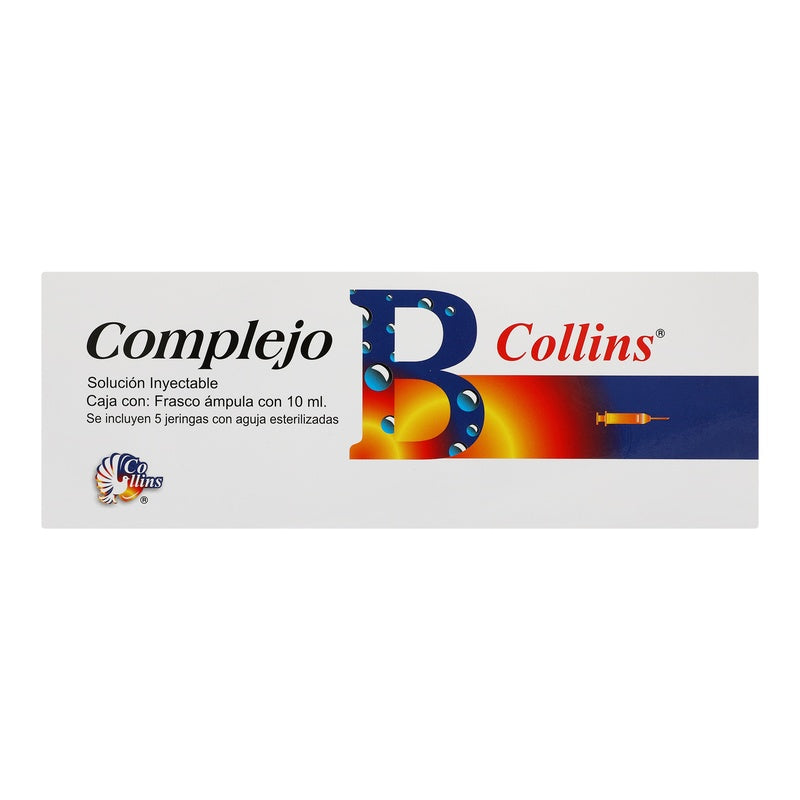 Complejo B 10 Ml Frasco Ámpula 5 Jeringa Collins 780083139681 perfil 6