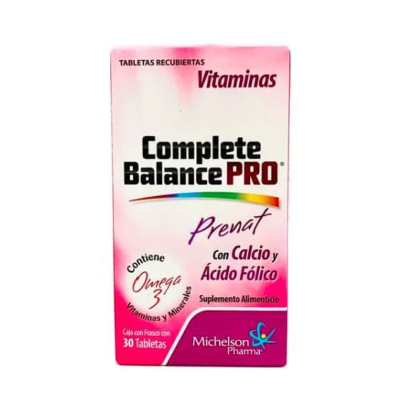 Complete Balance Promaterna 30 Tabletas Suplemento Alimenticio