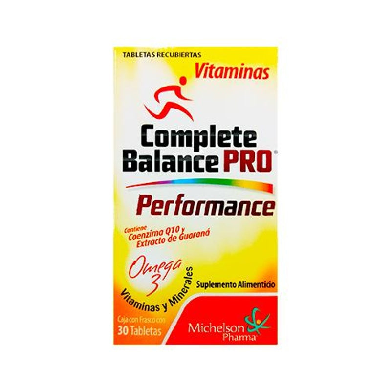 Complete Performance 30 Tabletas Suplemento Alimenticio