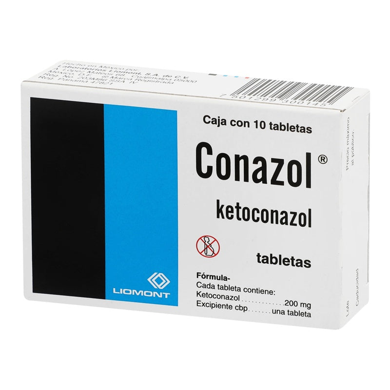 Conazol 200 Mg Con 10 Tabletas 7501299300145 perfil 3