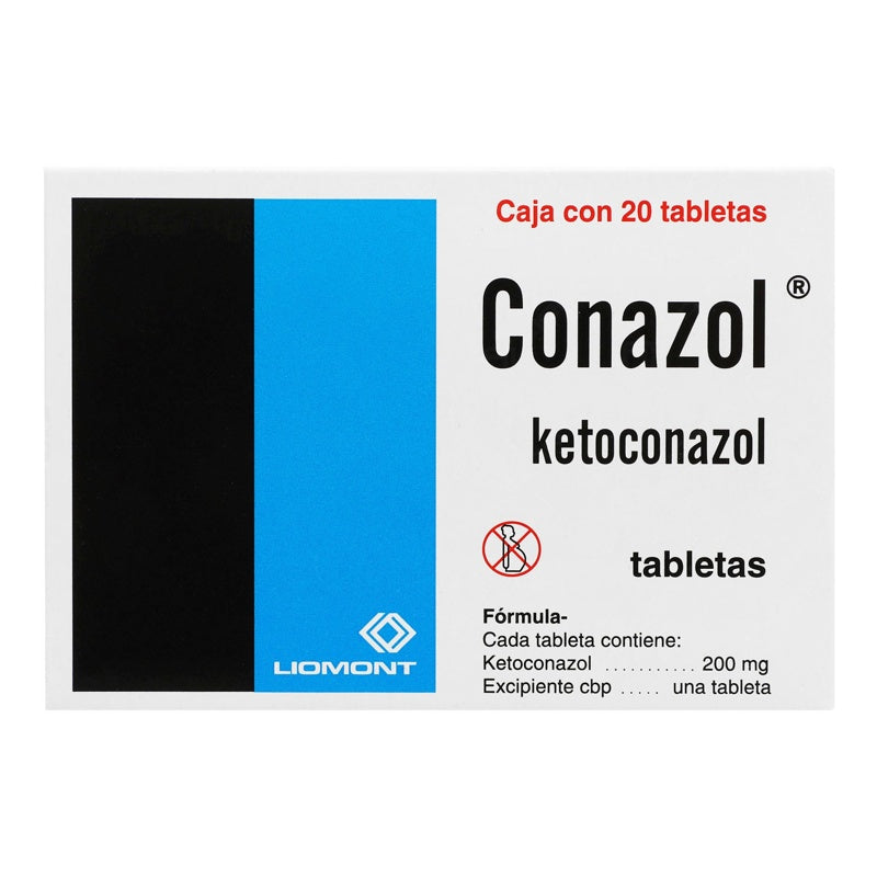 Conazol 200 Mg Con 20 Tabletas