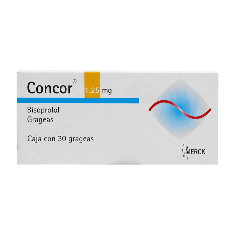 Concor 1.25 Mg Con 30 Tabletas