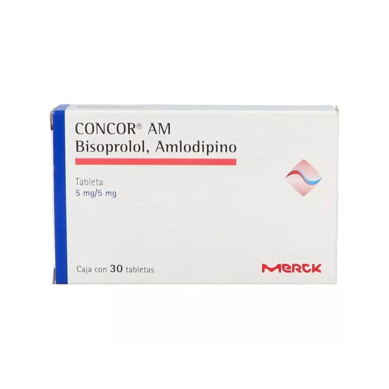 Concor Am 5 / 5 Mg Con 30 Tabletas