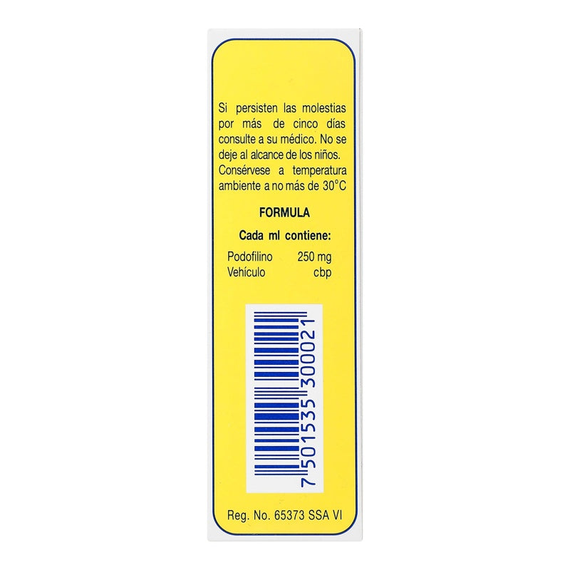 Condil 250 Mg / 5 Ml 5 Ml Solución Tópica