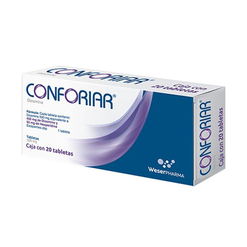 Conforiar 450 / 50 Mg Con 20 Tabletas