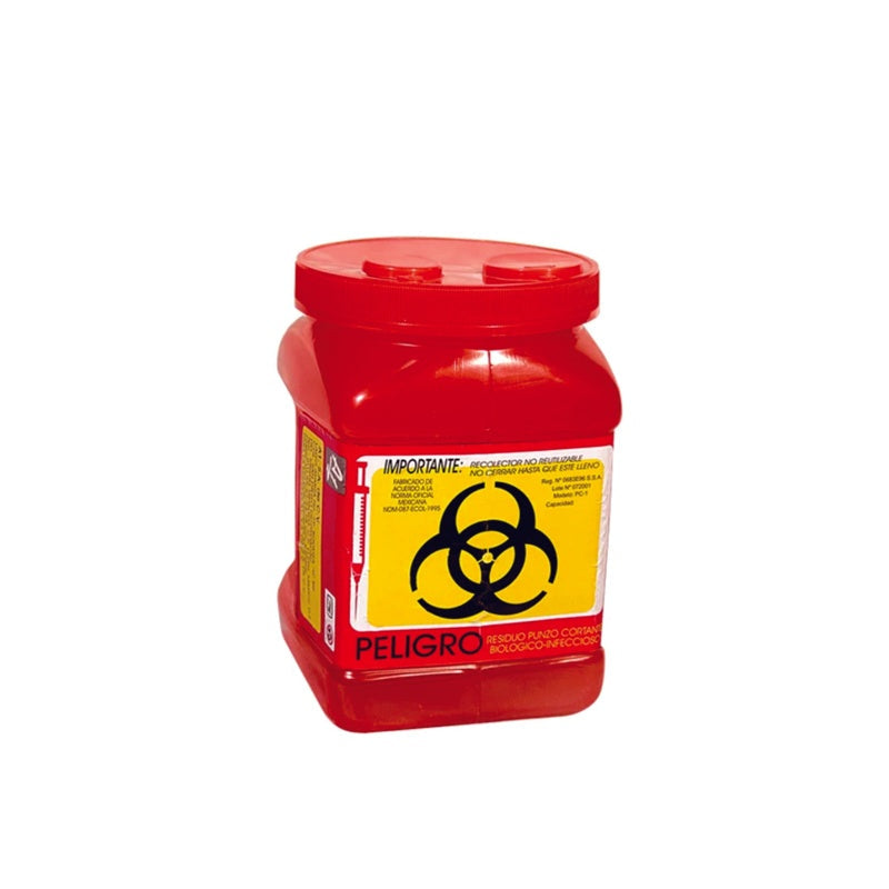 Contenedor De Punzocortantes 1.5 Lts