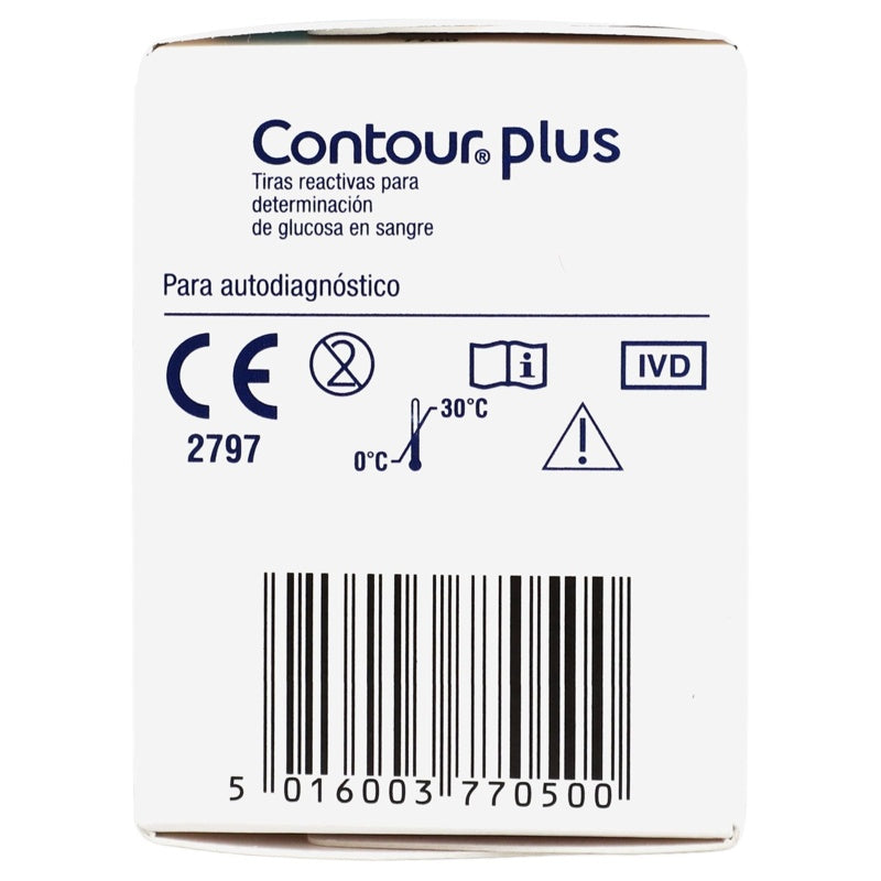 Contour Plus Tiras Reactivas Con 25