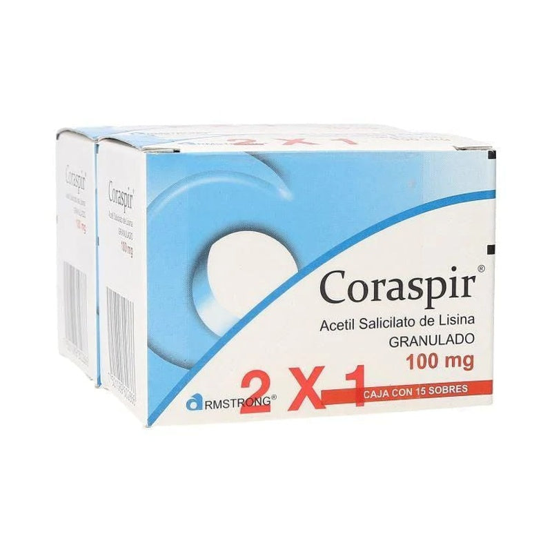 Coraspir 100 Mg 15 Sobres