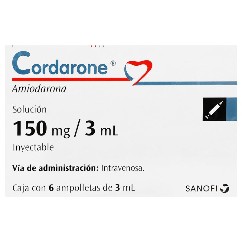 Cordarone 150 Mg 3 Ml 5 Ampolletas