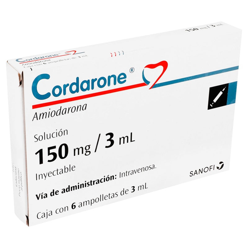 Cordarone 150 Mg 3 Ml 5 Ampolletas