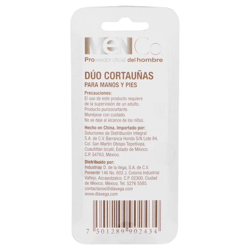 Corta Uñas Men Co Ace Inox 2 Piezas perfil 7