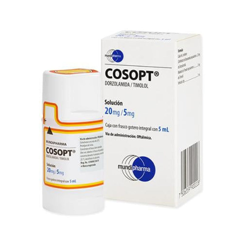 Cosopt 20 / 5 Mg / Ml 5 Ml Naranja Gotas