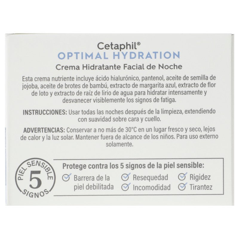 Crema Cetaphil Hidratante Facial Noche 3499320011617 5