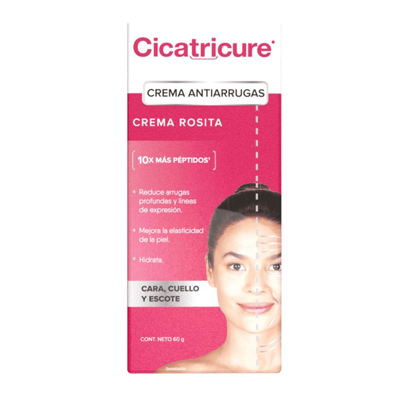 Crema Cicatricure Rosita Cara / Cuello Antiarrugas 60 Gr