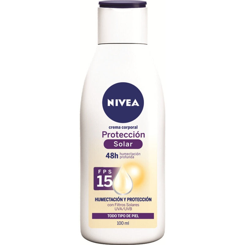 Crema Corporal Nivea Parasolar Fps 15 100 Ml