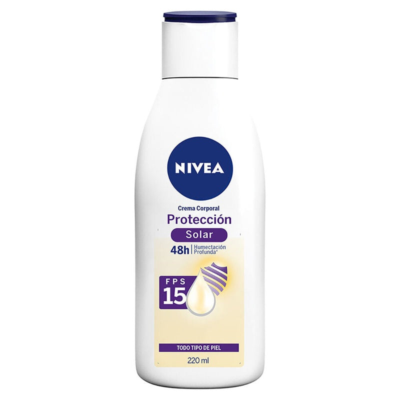 Crema Corporal Nivea Parasolar Fps 15 220 Ml
