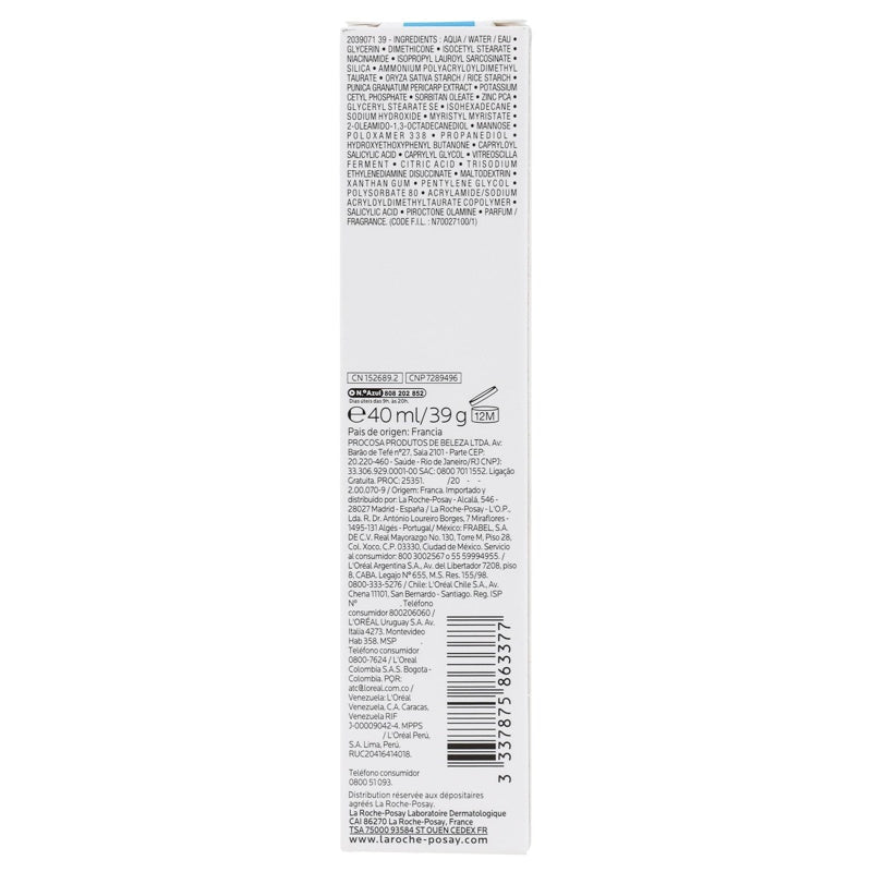 Crema Effaclar Duo Antimperfecciones Fps 30 M 400 Ml