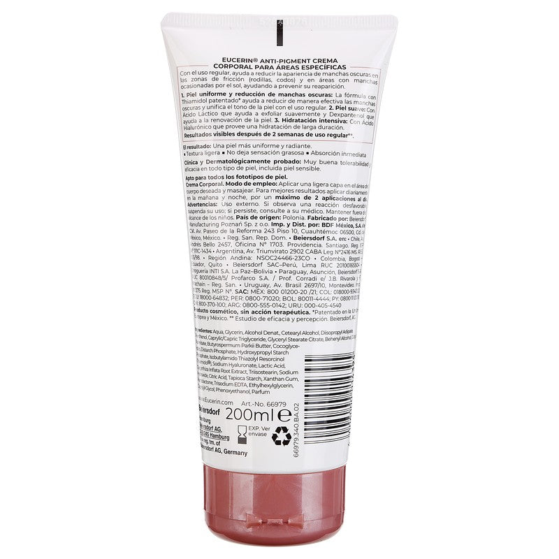 Crema Eucerin Antimanchas 200 Ml 4006000014395 10