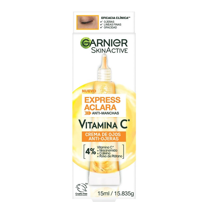 Crema Garnier Vitamina C Ojeras Aclara 15 Ml 7509552933369