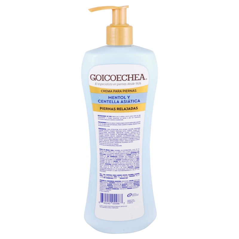 Crema Goicoechea Doble Mentol 400 Ml