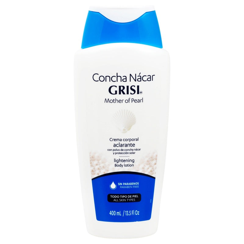 Crema Grisi Concha Nacar 400 Ml Liquido + Jabón Neutro 100 G