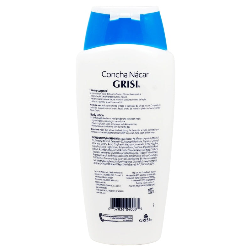 Crema Grisi Concha Nacar 400 Ml Liquido + Jabón Neutro 100 G perfil 7