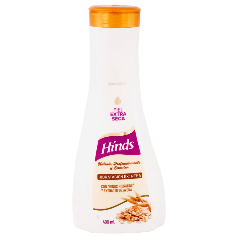 Crema Hinds Hidratación Extrema Con Avena 400 Ml