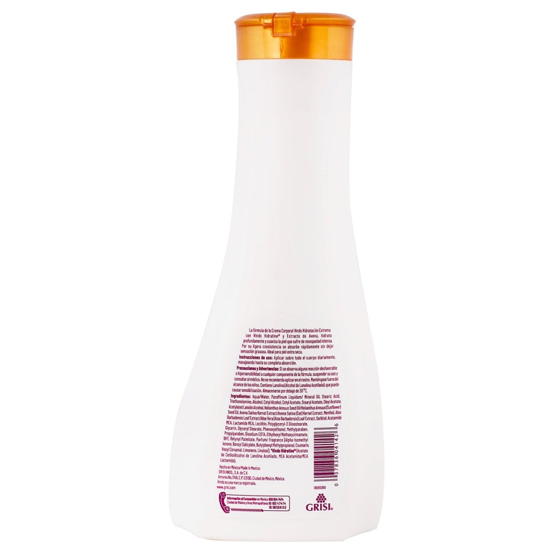 Crema Hinds Hidratación Extrema Con Avena 400 Ml perfil 4