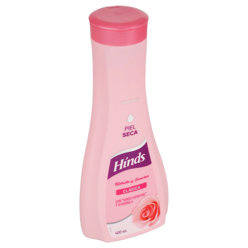Crema Hinds Liquido Rosa Clasica Piel Seca 400 Ml perfil 2