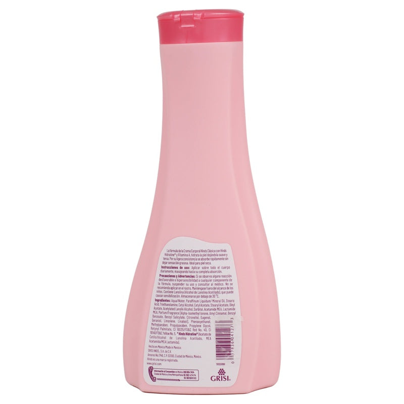 Crema Hinds Liquido Rosa Clasica Piel Seca 400 Ml perfil 7