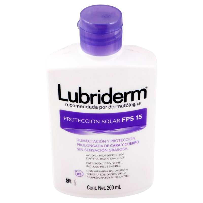 Crema Lubriderm Uv Fps 15 200 Ml 7702035416155 perfil 3